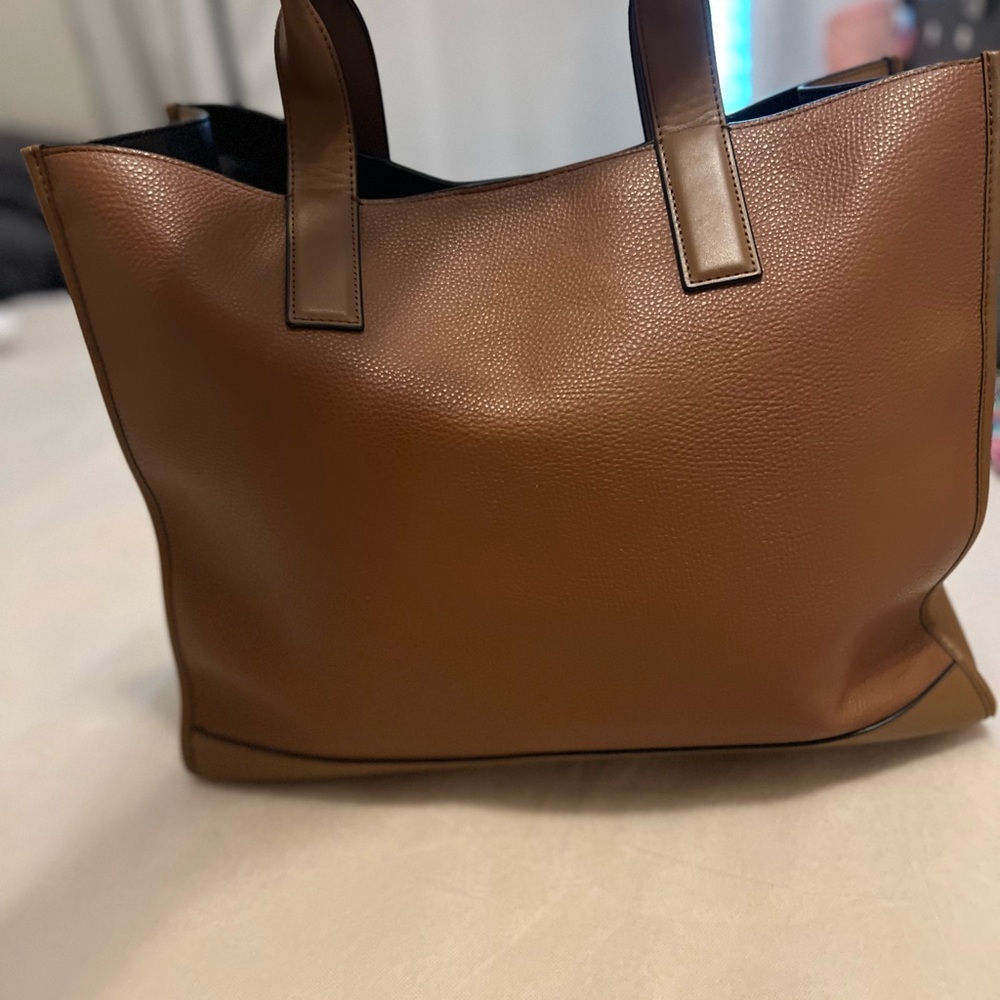 Michael Kors Tan Leather Men's Briefcase - Picture 3 of 10